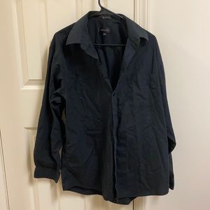 Marquis Black Button-Down Dress Shirt